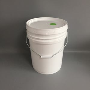 Goedkope 20 Liter Plastic Emmer <span class=keywords><strong>5</strong></span> Gallon Met Iml Label Voor Verf Coating Chemicaliën Lijmen Met Metalen Handvat - Product Image 2