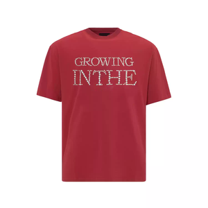 T-shirt en coton 100% de haute qualité, col rond, poids lourd, 280 g/m², surdimensionné, logo personnalisé, imprimé à l'écran, perles à bulles - Product Image 6