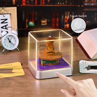 Verzauberter Zaubererhut 2027 Papier-Notizblock Mehrschichtige Papierskulptur Modell 3D Kalender-Würfel Notizblock für Feiertagsgeschenk