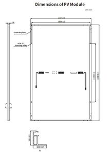 Risen 450W Paneles <span class=keywords><strong>solares</strong></span> de pantalla completa N-type Topcon Marco negro 435W 440W 445W 450W <span class=keywords><strong>455W</strong></span> 460W Placa solar - Product Image 3
