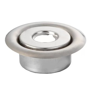 Série <span class=keywords><strong>de</strong></span> sprinklers anti-incendie : <span class=keywords><strong>Plaque</strong></span> d'encastrement semi-encastrée, Anneau <span class=keywords><strong>de</strong></span> couverture chromé pour sprinkler anti-incendie, Cache décoratif - Product Image 1