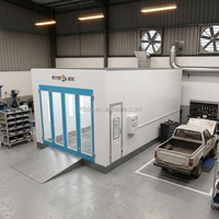 Four de séchage de peinture automobile à haute performance d'étanchéité avec dispositif de purification des gaz d'échappement pour garage, cabine de peinture automobile