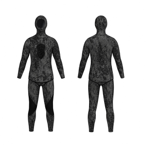 بدلة غطس رجالية من قطعتين مع سروال طويل للغوص في المياه الباردة - Product Image 5