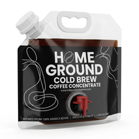 Pochette souple avec valve pour concentré de café – Emballage liquide flexible pour boissons froides et café infusé à froid
