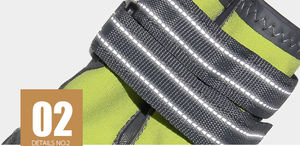 ओम अनुकूलित आउटडोर चिंतनशील जलरोधी नरम कुत्ते जूते गर्म फुटपाथ के लिए जूते - Product Image 3