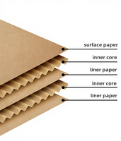 Lot de 50 boîtes à pizza en papier kraft uni - Boîte alimentaire pliable écologique pour emballage de gâteaux et cadeaux de fête