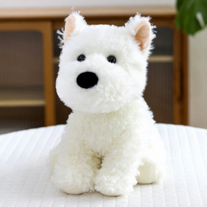 Lindo y Seguro Peluche de Perro Súper Suave con Alivio del Estrés para Regalo de Bebé y Fiestas Infantiles - Product Image 5