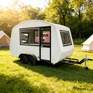 Perfecto para Negocios de Puestos Callejeros, Carrito de Comida Móvil de Estilo Retro, Aspecto Vintage para Mercado Nocturno, Café y Bocadillos - Product Image 3