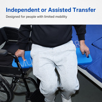 Planche de transfert de patient antidérapante pour fauteuil roulant, lit, voiture, 150 kg, en PA6 et ABS, planche de positionnement pour personnes âgées et handicapées