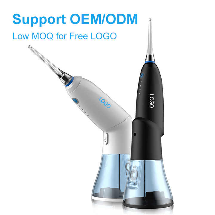 Black Advanced Portable Water Flosser - Rechargeable Oral Irrigator, IPX7