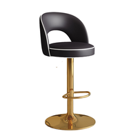 Tabouret haut de ménage simple chaise réglable et pivotante chaise de comptoir de caissier d'hôtel chaise de dossier de loisirs