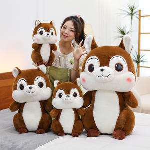 Juguetes de peluche de <span class=keywords><strong>ardilla</strong></span> de gran venta, almohada de compañía para dormir para niños, peluches de <span class=keywords><strong>ardilla</strong></span> para máquina de garras - Product Image 2