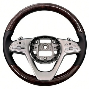 Volante de madera marrón de lujo para Mercedes Benz <span class=keywords><strong>Maybach</strong></span> GLS Clase S S550 S580 <span class=keywords><strong>S650</strong></span> S680 - Product Image 5