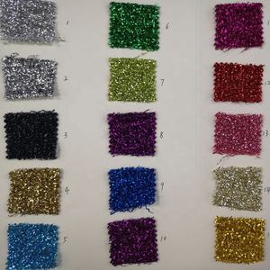 Vàng Lurex Dệt Kim Vải Cho Lễ Hội Và Giáng Sinh Miếng Bọt Biển Lurex Đan Kim Loại Vải Cho Giáng Sinh Trang Trí - Product Image 5