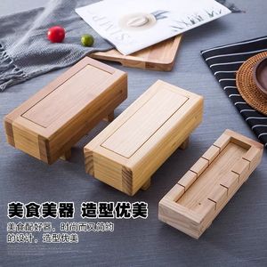 Bamboo Sushi <b>Mold</b> Rectangular <b>Hand</b> Wash Only For Japanese Korean Cuisine DIY Sushi Press Box - Product Image 2
