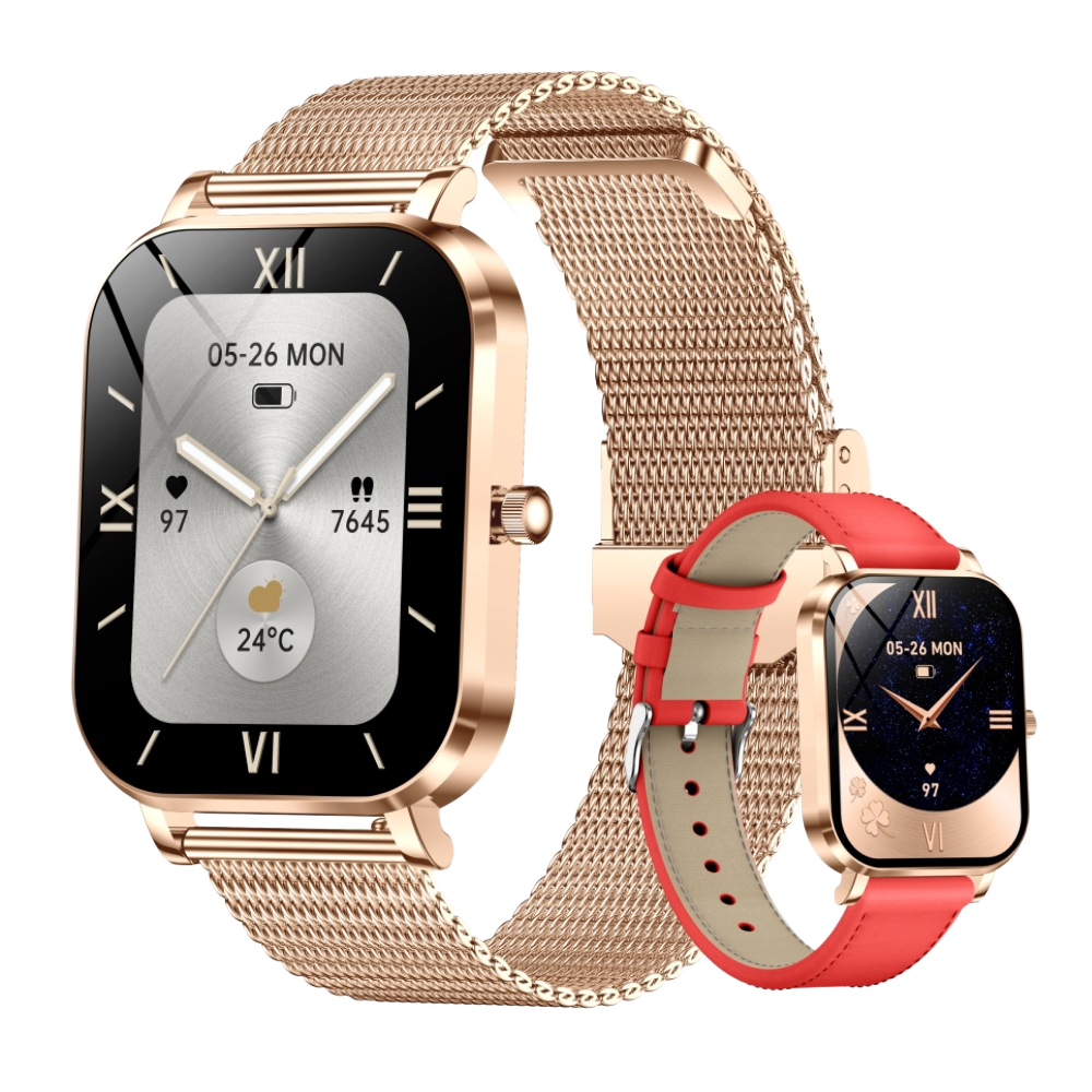 2026 MK90 Relojes Women Smart Watch 1.75'' Screen Health Monitoring BT Call Multiple Sport Mode Smart Watch for Ladies