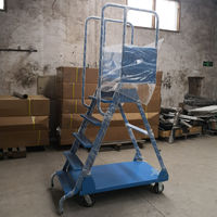 Escalera de paso de recogida de plataforma rodante de 1250*600*2000mm de Mart