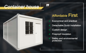 Carter Professional <span class=keywords><strong>Service</strong></span> 20Ft Maison de conteneur pliable préfabriquée prête à l'emploi Maison modulaire préfabriquée - Product Image 6