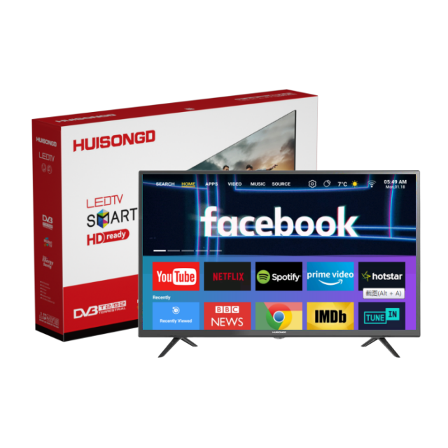OEM China Factory 32-inch Smart Android LED Television  4k Smart WiFi TV Flat Screen TV