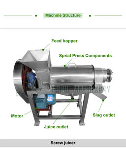 ماكينة تجارية لصنع عصير الفواكه والخضروات وعصائر الفاكهة والخضار والخوخ والتفاح والدوامة التجارية بالجزر وقصب السكر والبرتقال - Product Image 4