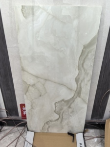 Piastrelle in marmo Porcelanato lucide per pavimenti in porcellane 600x1200mm per pavimenti Carrara piastrelle bianche per pareti interne - Product Image 6