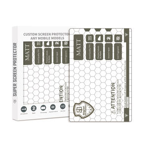 Pellicola personalizzata Tpu opaco idrogel Anti Spy Soft Full Film idrogel Anti Espion trasparente per Iphone 17 16 Pro Max macchina da taglio - Product Image 1