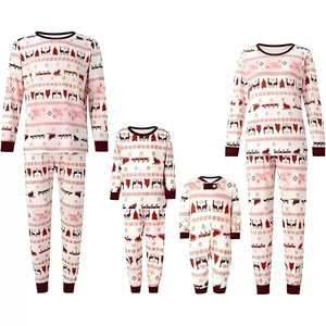 Family <strong>Christmas</strong> <strong>Pajamas</strong> with Reindeer Print-<strong>Children</strong> and Adult Sizes Available - Product Image 4