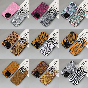 Tùy Chỉnh Thiết Kế 2 Trong 1 Hai Lớp Phim Leopard In Điện Thoại Trường Hợp Đối Với iPhone 16 15 11 12 13 14 Pro Max 7 8 Cộng Với - Product Image 2