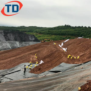 Membrane <span class=keywords><strong>de</strong></span> revêtement <span class=keywords><strong>de</strong></span> piscine, géomembranes en HDPE pour revêtement <span class=keywords><strong>de</strong></span> <span class=keywords><strong>bassin</strong></span> circulaire pour poissons, 45 mil 60 mil, géomembrane imperméable, fermes d'algues - Product Image 3