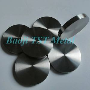 CNCマンチング面を備えた<span class=keywords><strong>Gr5</strong></span>チタン合金ディスクチタンターゲット - Product Image 4