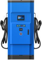 Stasiun pengisian daya cepat, 150kW 200-1000V OCPP/RFID/kata sandi/Plug and Play DC 230A 300A konfigurasi opsional tipe 2