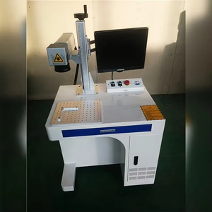 เครื่องเลเซอร์ไฟเบอร์ 20W 60W 100W สำหรับทำเครื่องหมายบนวัสดุ  แบบตั้งโต๊ะ CNC พกพาสะดวก กำลังสูง สำหรับแกะสลักและตัดโลหะ รองรับไฟล์ DXF/PLT/BMP ควบคุมด้วยระบบ Beckhoff - Product Image 3