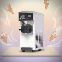 Machine à glace molle, machine à crème glacée, livraison gratuite, machine à glace molle à buse unique