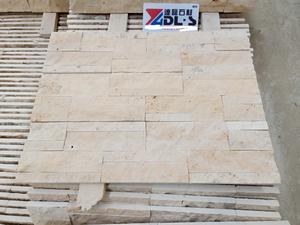 中国タンブルクリームライムストーン自然な外観薄い石のベニヤベージュスレート文化レッジ石の壁のクラッディング - Product Image 4