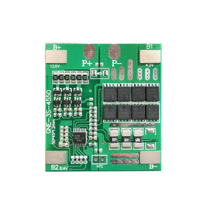 BMS de iones de litio 3S 12V 12A 25A para batería ternaria NMC de 3.7V con balance y puerto de carga/descarga NTC en el mismo circuito F210 - Product Image 1