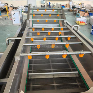 Ligne de traitement entièrement automatique pour le lavage, le séchage, le tri et la découpe des fruits et légumes, machines de traitement des fruits et légumes en vente - Product Image 4