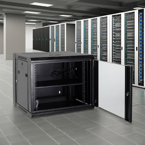 ตู้ติดผนังแบบสองตอน ขนาด 19 นิ้ว 4U 6U 9U 12U บรรจุแบบแบน ถอดประกอบได้ ขนาด 600*550 มม. 600*600 มม. สินค้าพร้อมส่ง - Product Image 1