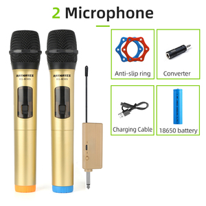 Rayhayes 2.4G Không Dây Microphone RG-B38S Receiver Transmitter Kit Kép Cầm Tay Cho Nhà Karaoke Bên. - Product Image 6