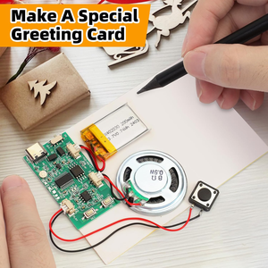 Ánh sáng hàng không USB miễn phí tải về lập trình <span class=keywords><strong>MP3</strong></span> âm nhạc Mô-đun Chip cho hộp thiệp chúc mừng - Product Image 5