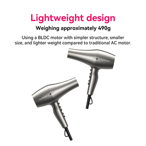 Sèche-cheveux professionnel FirePhoenix 6200 MAX PRO 21m/s Airflow BLDC 3000W Turbo Boost avec buses en silicone - Product Image 5