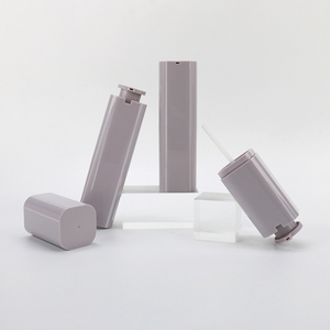 50ml Gray Purple ABS Rotary Airless Pump Bottle – Twist Lock Lotion Container – Luxury Cosmetic Packaging with Vacuum Pump - Product Image 2