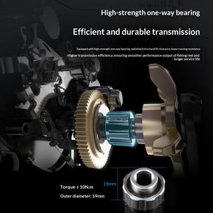 Carrete <span class=keywords><strong>de</strong></span> <span class=keywords><strong>Pesca</strong></span> Eléctrico Ecooda Nuevo EZH5000 <span class=keywords><strong>de</strong></span> <span class=keywords><strong>Segunda</strong></span> Generación con Contador, 11 Rodamientos, <span class=keywords><strong>Mano</strong></span> Izquierda, para <span class=keywords><strong>Pesca</strong></span> en Alta Mar - Product Image 5