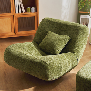 Fauteuil à bascule en tissu confortable pour la maison, ensemble de fauteuils de salon haut de gamme moderne, dernier modèle de fauteuil de détente <span class=keywords><strong>vert</strong></span> design - Product Image 5