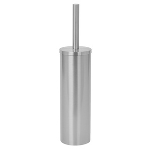 Soporte para Escobilla de Baño de Acero Inoxidable, Redondo, Independiente, Diseño Minimalista, Superficie Pulida, Resistente al Óxido, para Uso en Baños - Product Image 1