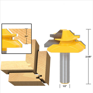 Serrure <span class=keywords><strong>à</strong></span> bois Mitre Router Bit 1/4 Shank Tenon Cutter Boiseries Fraises - Product Image 3