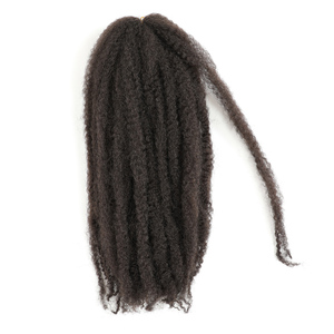 18 pulgadas 80G 100% Kanekalon fibra sintética Twist extensiones de cabello Marley trenzado - Product Image 4