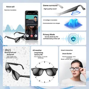Gafas Inteligentes con Traducción por IA <span class=keywords><strong>para</strong></span> Llamadas <span class=keywords><strong>de</strong></span> Audio, Nuevo Modelo 2025, Llamadas <span class=keywords><strong>de</strong></span> Voz, Traducción en Tiempo Real, Batería <span class=keywords><strong>de</strong></span> Larga Duración - Product Image 3