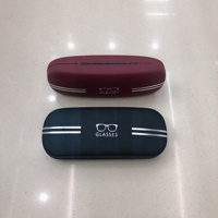 Boîte à lunettes optiques en fer de haute qualité, couleurs unies, étui à lunettes pour hommes, étui à lunettes de soleil