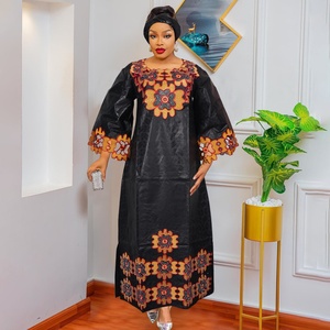 <span class=keywords><strong>Robe</strong></span> Abaya pour femmes PROMISTAR Afrique Asie du Sud-Est <span class=keywords><strong>Moyen</strong></span>-Orient Grande taille Tissu jacquard <span class=keywords><strong>Robe</strong></span> africaine pour femmes - Product Image 4