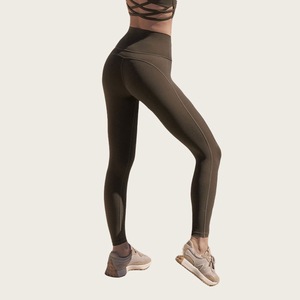 Leggings de Yoga Aoyema para Mujer, Cintura Alta, para Pilates, Secado Rápido, Levanta Glúteos, Talla Grande, Pantalones de Yoga para Hacer Ejercicio - Product Image 4